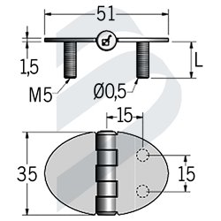 HINGE ROCA51