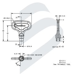 LLAVE TRIANGULO