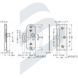 SLIDING DOOR LATCH