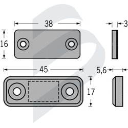 SEALED MAGNETIC CATCH SLIM