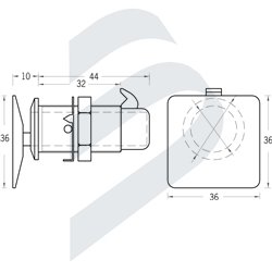 FLUSH LATCH R&C