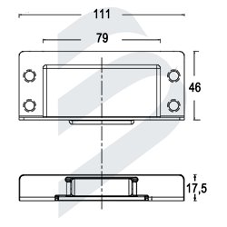 PUSH BUTTON EDGE LATCH