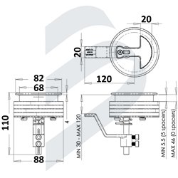 COMPRESSION FLUSH LATCH