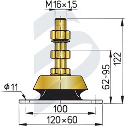 Vetus flex engine- mounting type K100V