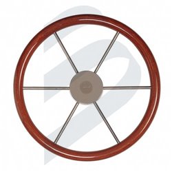 Steering wheel 380mm mahogany rim