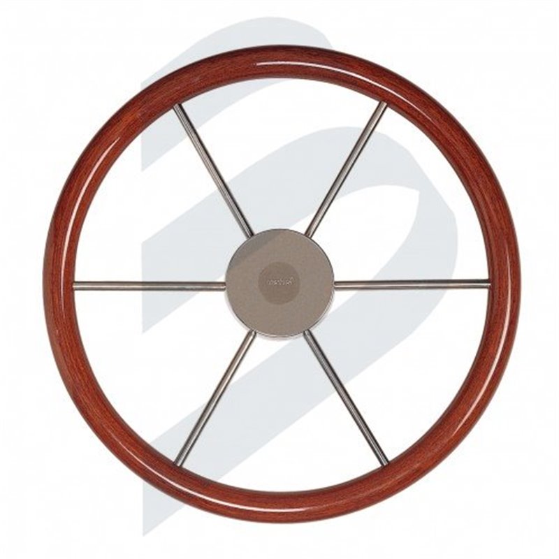 Steering wheel 380mm mahogany rim