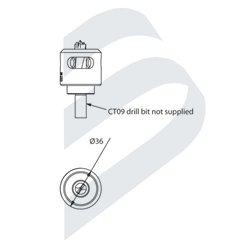 FASTMOUNT CT-09DG DRILL BIT