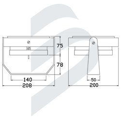 BRACKET MOUNT MAGNETIC COMPASS