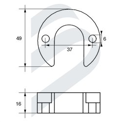 MERCURY/MERCRUISER - ALUMINIO