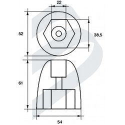 MERCURY/MERCRUISER - ALUMINIO