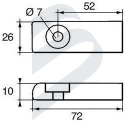 MERCURY/MERCRUISER - ALUMINIO